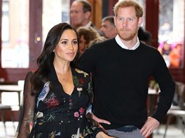 Prince Harry a vévodkyn Meghan na zaátku února 2019 navtívili organizaci...