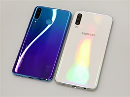 Huawei P30 Lite a Samsung Galaxy A50