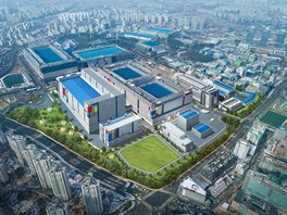 Vizualizace kompletnho produknho centra S3 v Hwasongu