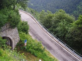 Karolna Hornov na vesp v Alpch: Passo Monte Croce