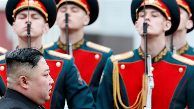 Severokorejsk dikttor Kim ong-un dorazil do Vladivostoku na vchod Ruska. (24. dubna 2019)