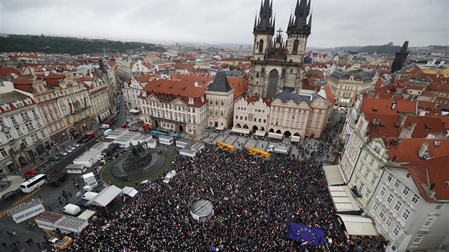 Protest proti jmenovn Marie Beneov ministryn spravedlnosti (29. 4. 2019)