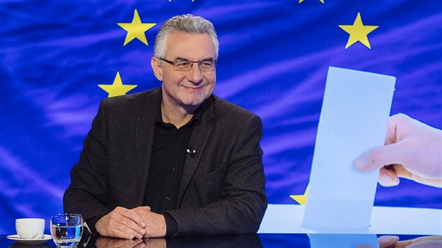 Ldr ODS pro eurovolby Jan Zahradil v diskusnm poadu iDNES.cz Rozstel. (23. dubna 2019)