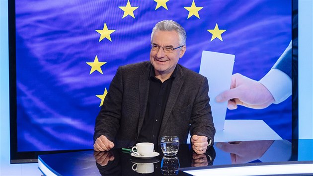 Ldr ODS pro eurovolby Jan Zahradil v diskusnm poadu iDNES.cz Rozstel. (23. dubna 2019)
