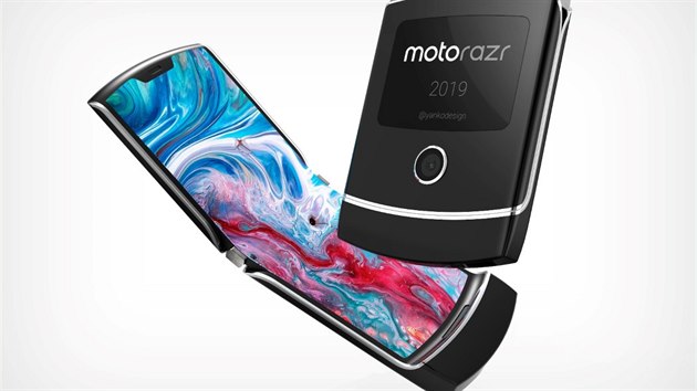 Koncept Motorola Razr 2019 Yanko Design