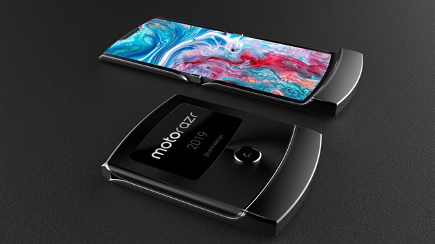 Koncept Motorola Razr 2019 Yanko Design