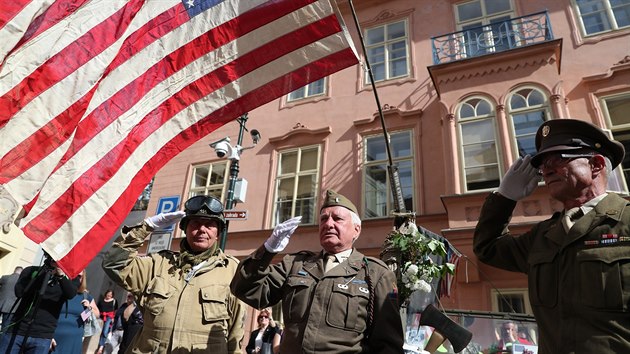 Vzpomnkov akce Convoy of Liberty Prague 2019. (26. 4. 2019)