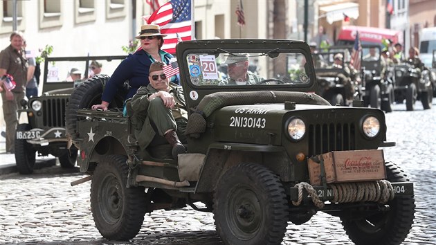 Vzpomnkov akce Convoy of Liberty Prague 2019. (26. 4. 2019)