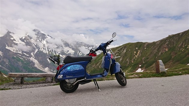 Karolna Hornov na vesp v Alpch: Grossglockner