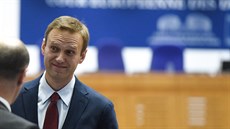 Alexej Navalnyj v roce 2018 ped Evropským soudem pro lidská práva ve trasburku