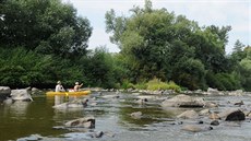 Vltava zůstane díky Lipnu jednou z mála vodáckých jistot. Na ostatních řekách v Česku nepanují během velkého sucha tak příznivé podmínky.
