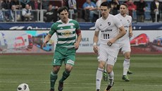 Robert Hrubý (vpravo) z Ostravy a Josef Jindiek z Bohemians.