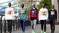 Tamirat Tola, Abraham Kiptum, Mo Farah, Eliud Kipchoge a Tola Shura Kitata...