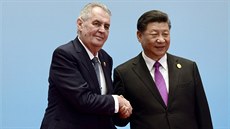 Čínský prezident Si Ťin-pching přivítal v Pekingu českého prezidenta Miloše...