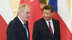 Prezident Milo Zeman se v Pekingu setkal s ínským prezidentem Si...