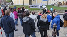 Proti budování úlo�i�t� jaderného odpadu na Hrádku obyvatelé dot�ených obcí u� v minulosti opakovan� protestovali.