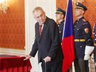 Prezident Miloš Zeman jmenoval na Pražském hradě nové ministry Babišovy vlády....