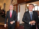 Premiér Andrej Babi uvedl do funkce ministra prmyslu a obchodu Karla...