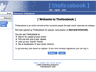 Takto vypadala stránka Facebooku (tehdy jet thefacebook.com) v roce 2004,...