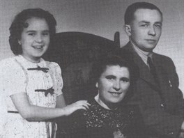 Ji�ina Bohdalová se svými rodi�i (1941)