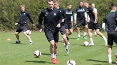 Fotbalista David Lischka se po operaci srdce vrátil k tréninku.