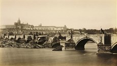 Karlv most 1890-1892, oprava po povodních.