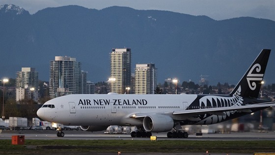 Stroj novozélandské letecké společnosti Air New Zealand