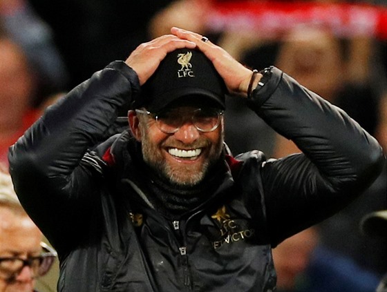 Liverpoolský kou Jürgen Klopp vstebává neekaný postup do finále Ligy mistr.