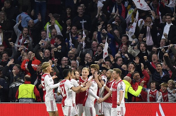 Radost fotbalist Ajaxu