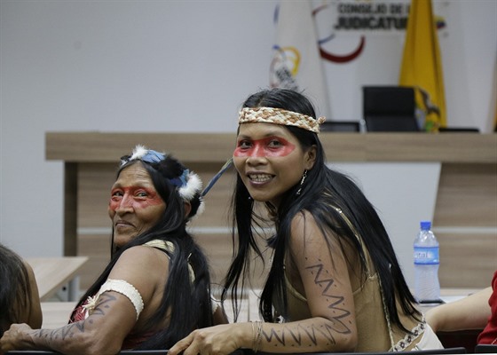 Ekvádorští indiáni z kmene Waorani uspěli u soudu se stížností proti vydání...