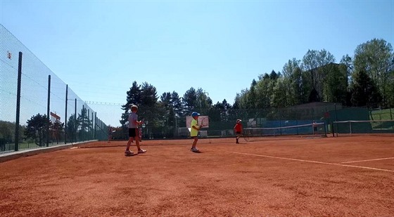 Tenisové kurty v Orlové.