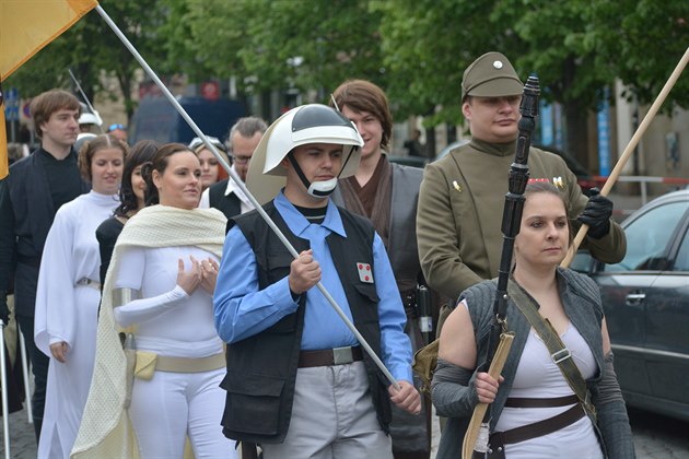 Centrem Prahy proel Star Wars pochod.