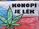 Prahou prošel tradiční pochod s názvem Million Marihuana March za legalizaci...