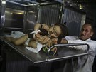 trnáctimsíní palestinská holika, která podle Palestinc zahynula po...
