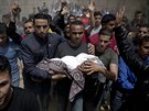 trnáctimsíní palestinská holika, která podle Palestinc zahynula po...