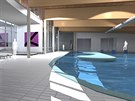 Takto mohla vypadat nov� p��stavba havl��kobrodsk�ho kryt�ho baz�nu podle...
