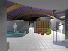 Takto mohla vypadat nov� p��stavba havl��kobrodsk�ho kryt�ho baz�nu podle...