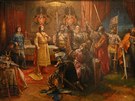 Obraz nazvaný Král Přemysl Otakar II. - 26. srpen 1278. Velkoplošná plátna...