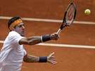 Juan Martn del Potro ve druhm kole turnaje v Madridu.