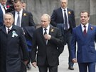 Ruský prezident Vladimir Putin (uprosted), ruský premiér Dmitrij Medvedv...