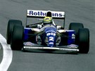 Ayrton Senna ve voze stáje Williams