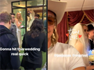 DJ Diplo na Instagramu zveejnil zábry ze svatby Sophie Turnerové a Joe Jonase...