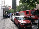 V ulici Jana Masaryka v Praze 2 zasahovalo v nedli v 6 hodin ráno nkolik...