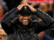 Liverpoolsk kou Jrgen Klopp vstebv neekan postup do finle Ligy mistr.