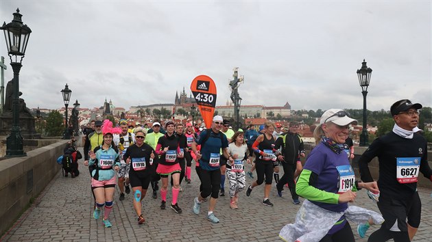 Momentka z Praskho maratonu.