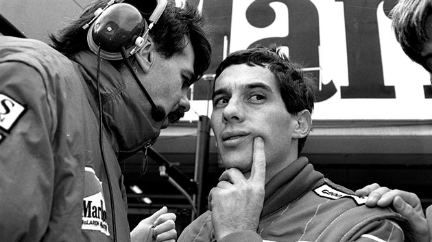 Ayrton Senna na archivnm snmku z roku 1988