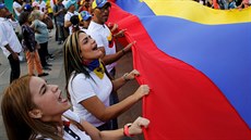 Venezuelský opoziní lídr Juan Guaidó