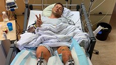Libor Podmol se zotavuje po tkém pádu v mnichovské nemocnici.