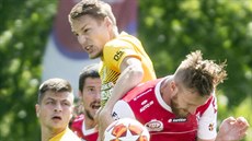 Momentka z utkání Pardubice - Sokolov.