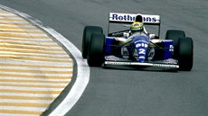 Ayrton Senna ve voze stáje Williams
